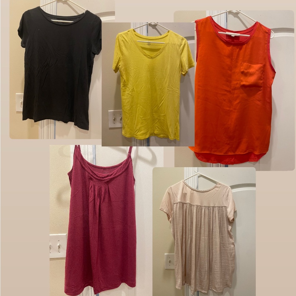 Colorful Women's Tops Collection - all size M